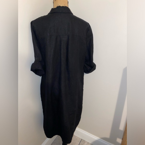 Chico’s Linen 3D Floral Dress - Picture 8 of 16